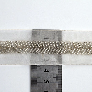 beaded trim by the yard for dresses  rhinestone beaded glass trim