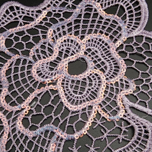 Wholesale water - soluble bead embroidery lace clothing accessories can be decorated wedding dress shoes and hats