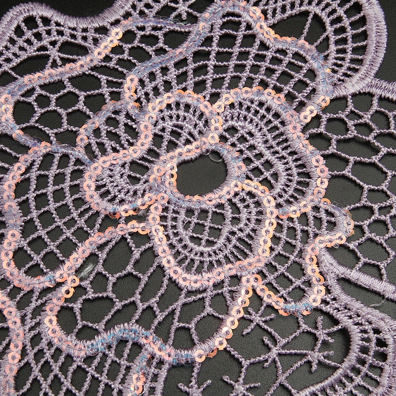 Wholesale water - soluble bead embroidery lace clothing accessories can be decorated wedding dress shoes and hats