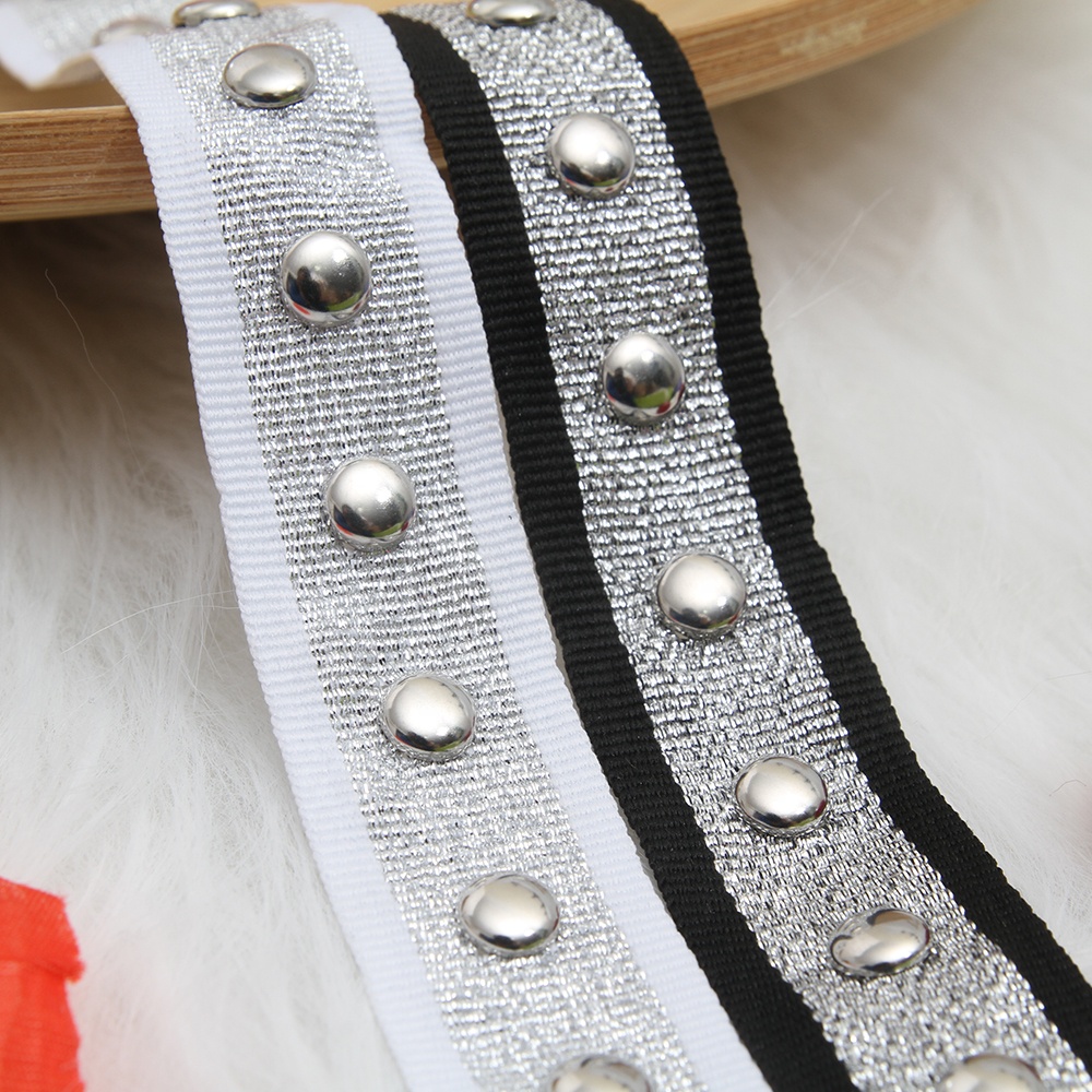 bead lace trim handmade beads lace trim diy handmade costume dress sewing Design Lace Trims Studs Bead Rivets Triming