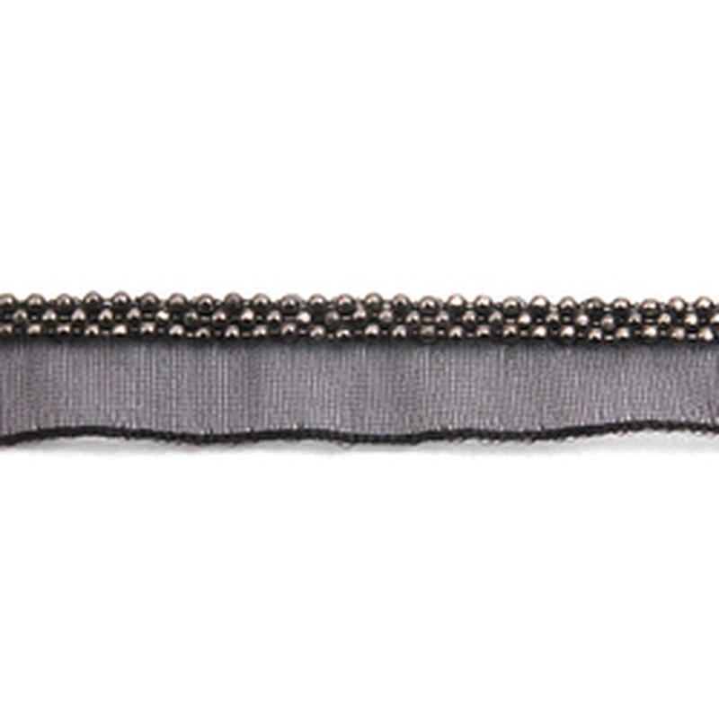 Wholesale Chain lace trim beaded 1.1 cm Sew-On lace trim Polyester net mesh Lace trimmings for clothes  Accessories