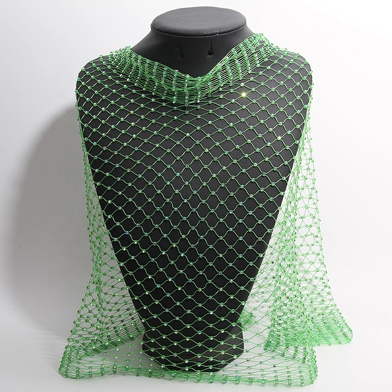 Wholesale Rhinestone Mesh crystal rhinestone mesh Fabric for rhinestone face mask bling bling crystal mesh