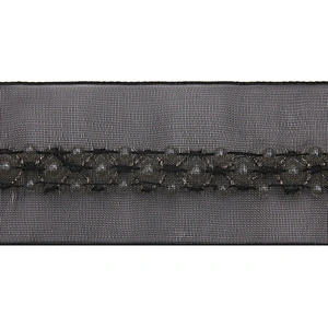 kavatar  wholesale new Handmade Bead lace Embroidered Tulle Trim wedding with Accessories Beads Crystals & Rhinestones