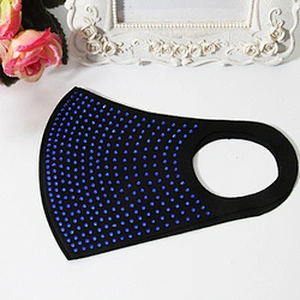 wholesale warm dust and wind proof cotton party accessories masked PM 2.5 fashion  rhinestone face masked