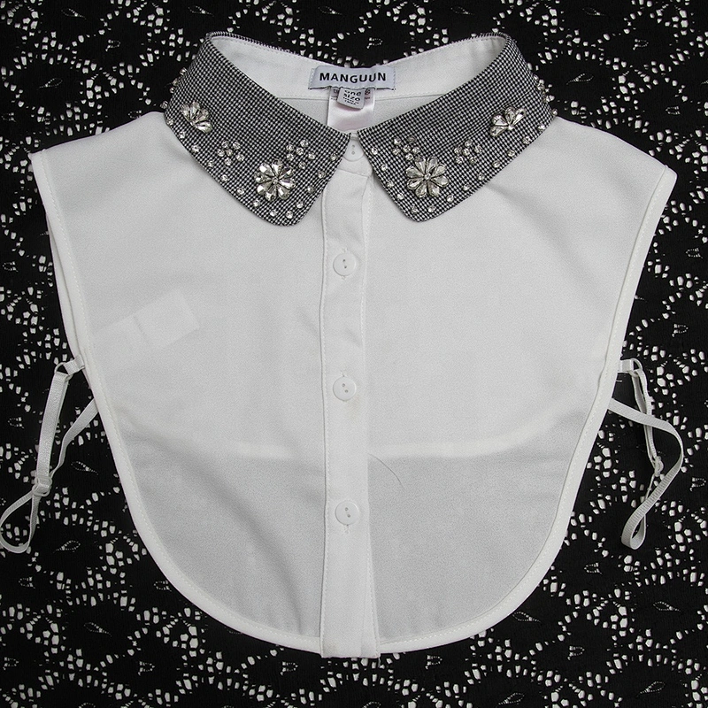 Wholesale Autumn summer winter shirt collar versatile Korean shirt lace floral false collar  Fake collar