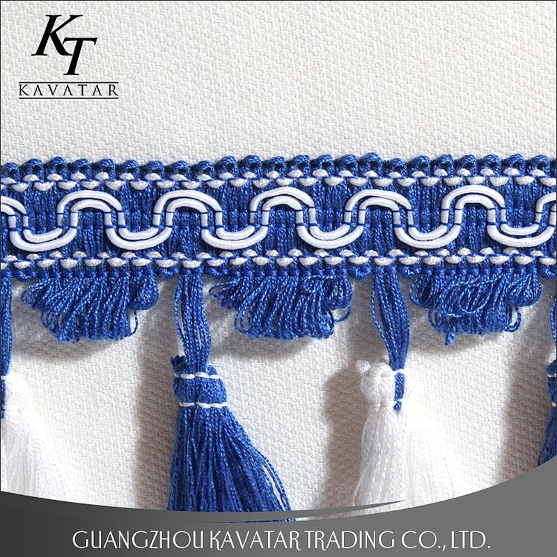 Tassel lace trimming colorful design for garment