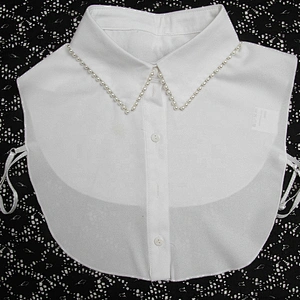 Autumn summer winter shirt collar versatile Korean shirt lace floral false collar