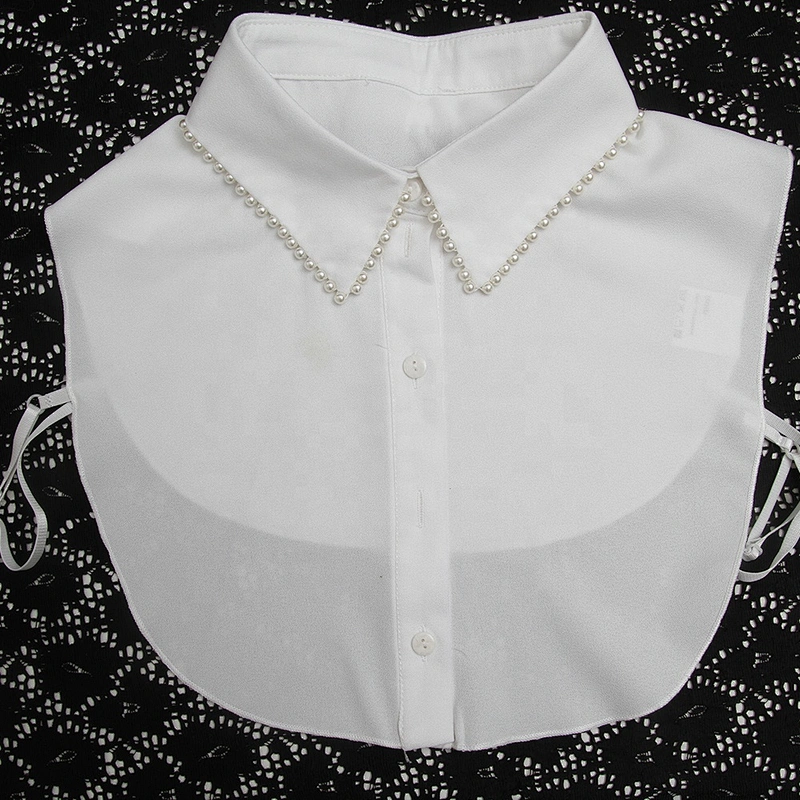 Autumn summer winter shirt collar versatile Korean shirt lace floral false collar