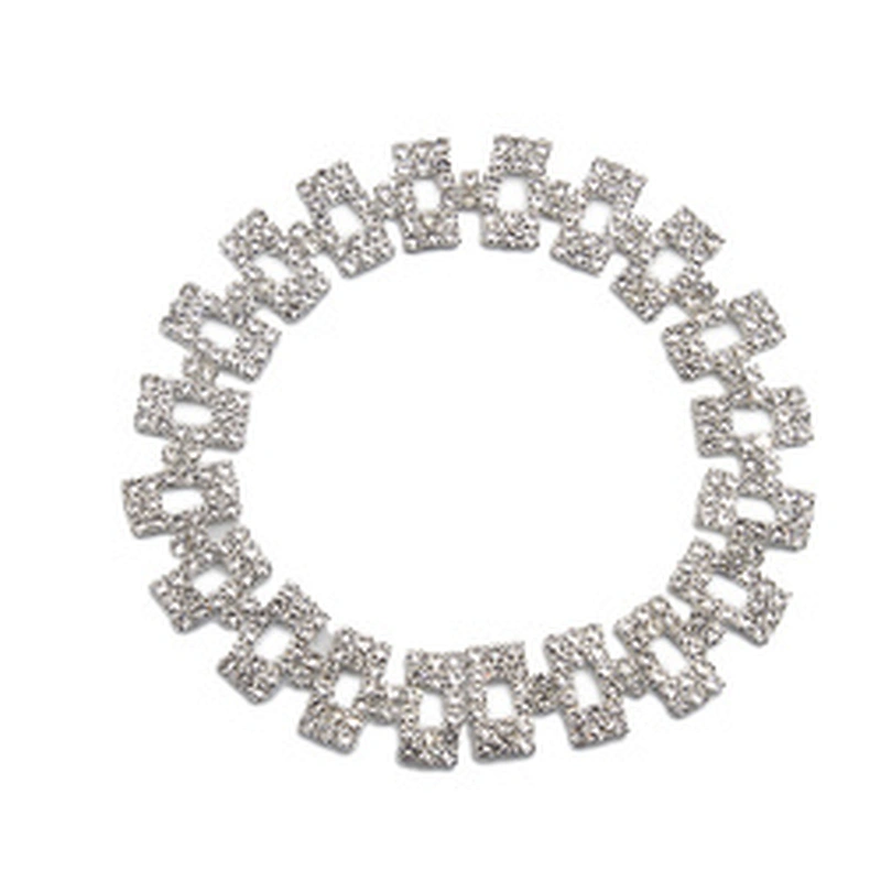 Wholesale Women Evening Party Dress Camisole  Plated tassel fringe alloy Rhinestone Chain Trim Bra Crystal Shoulder Strap