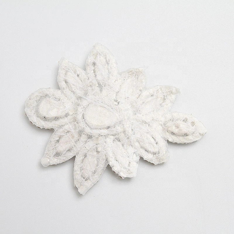 Christmas Cherry Flower Decorative Sew on Rhinestone Beaded Patches Wholesale patches for clothing