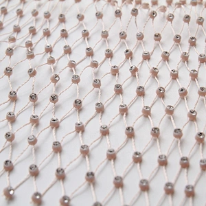 Decorative Crystal Rhinestone Sheet Hot Fix Rhinestone Bead Mesh Fabric rhinestones flat back crystal for shoes clothing bag