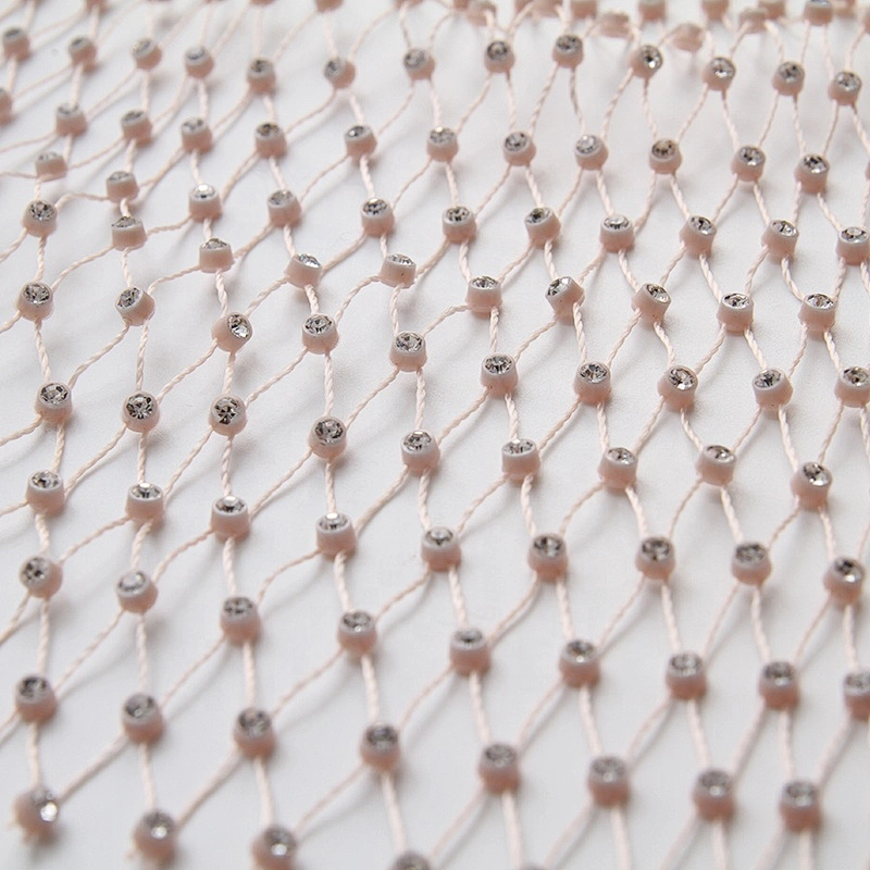 Decorative Crystal Rhinestone Sheet Hot Fix Rhinestone Bead Mesh Fabric rhinestones flat back crystal for shoes clothing bag