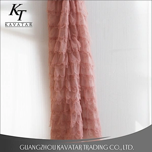 wholesale Kavatar New design dress material fish scale shape mesh lace fabric