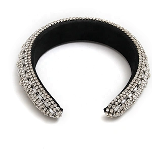 wholesale rhinestone hair band sponge flannel creative fluffy fashion girls hair band hair band women baroque