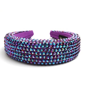 wholesale Multi Color Crystal And Rhinestone Cup chain Decorated Headbands girls Hairbands WOMEN HEADBAND