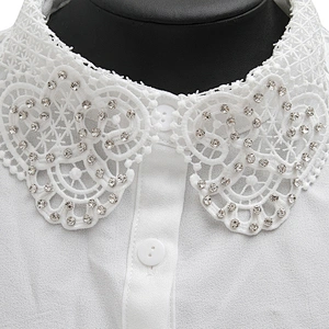 Detachable  collared shirt off the shelf for commuter ladies' workplace temperament   detachable collared clothing accessories