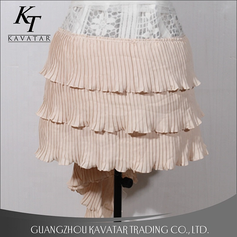 White Mesh Fabric And Ruffle Trim For Clothing
