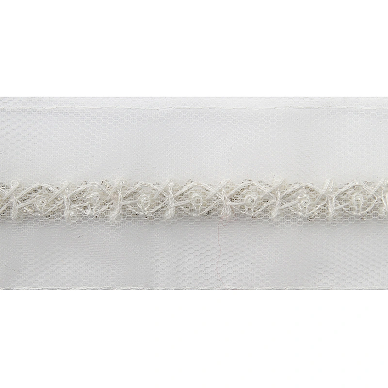 kavatar  wholesale new Handmade Bead lace Embroidered Tulle Trim wedding with Accessories Beads Crystals & Rhinestones