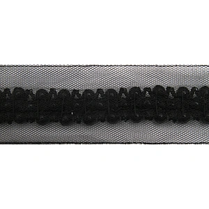 kavatar  wholesale new Handmade Bead lace Embroidered Tulle Trim wedding with Accessories Beads Crystals & Rhinestones