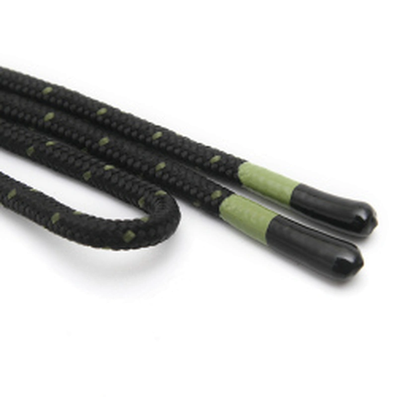 Wholesale  Cords Polyester Garment Drawstring rope Hoodie Rope flat rope Custom Garment Accessories Fashion Silicone End Tips