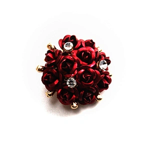 Fashionable rhinestone garment accessories buttons Copper buttons coat garment buttons