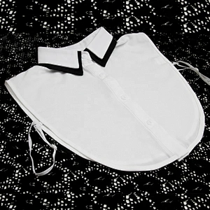 Korean version versatile black and white false collar shirt false collar women's clothing accessories shawl cravat