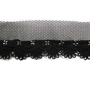 Wholesale 2.7cm Size Studs trim ribbon diy handmade costume dress sewing bead lace trim Design Rivets Trims