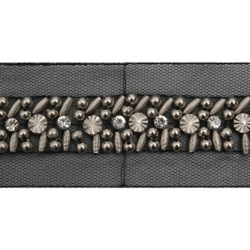 kavatar  wholesale new Handmade Bead lace Embroidered Tulle Trim wedding with Accessories Beads Crystals & Rhinestones