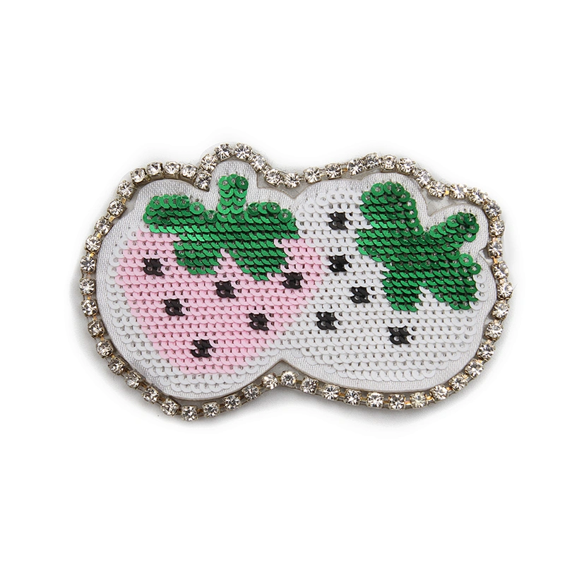 wholesale  designer badges patches cloth stickers Sew on for clothing accessories decoration 3D patch rhinestone sequin patch