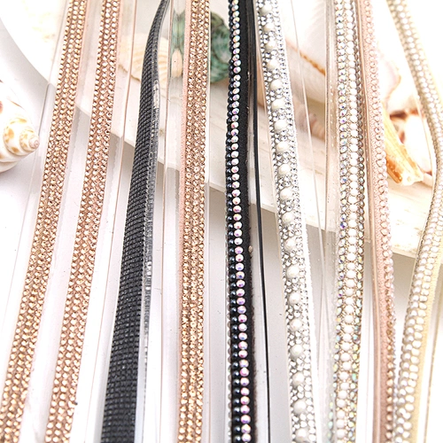 Wholesale Rhinestone by  Shoes Slippers Sandals Accessories transparent upper for sandal women PVC