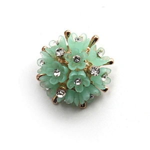 Fashionable rhinestone garment accessories buttons Copper buttons coat garment buttons