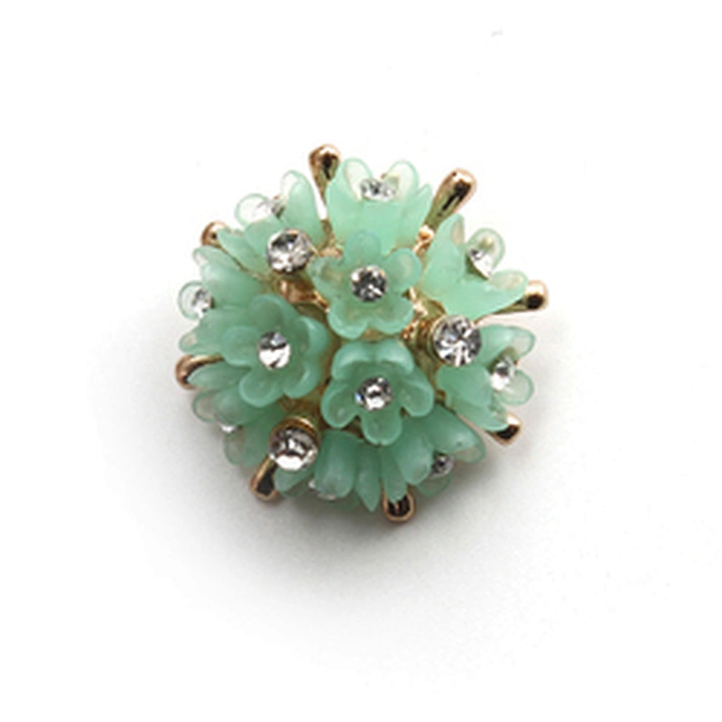 Fashionable rhinestone garment accessories buttons Copper buttons coat garment buttons