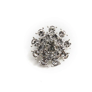 Korean version of clothing rhinestone buttons new rhinestone buttons crystal pearl clothing accessories wholesale buttons