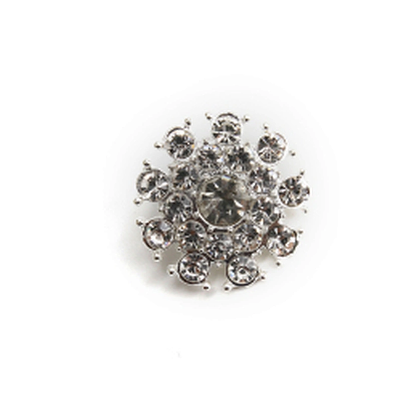 Korean version of clothing rhinestone buttons new rhinestone buttons crystal pearl clothing accessories wholesale buttons