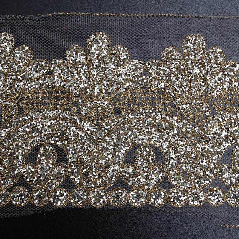 Fashion hand bronzing manual bar code lace clothing accessories