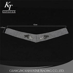 Fashion Grid Style Collar Design With Claw Rhinestone