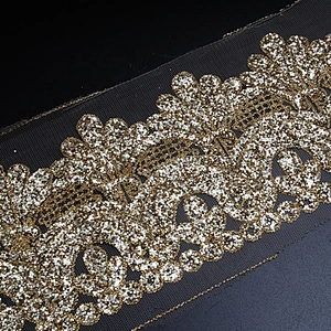 Fashion hand bronzing manual bar code lace clothing accessories