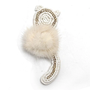 Christmas Cherry Flower Decorative Sew on Rhinestone Beaded Patches Wholesale patches for clothing