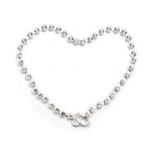 Wholesale Women Evening Party Dress Camisole  Plated tassel fringe alloy Rhinestone Chain Trim Bra Crystal Shoulder Strap