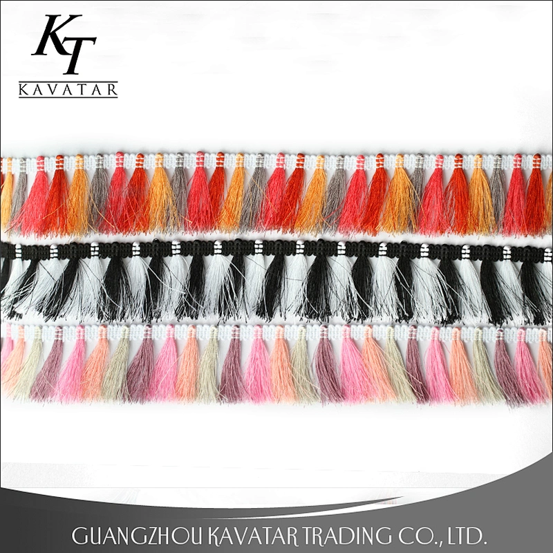 Kavatar Wholesale Small Decorative Garment fashion Tassel Fringe