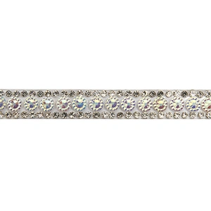 wholesale hot fix tape with rhinestone hot fix trimming chain glitter trim for DIY garment dresses Accessories