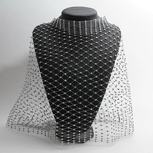 wholesale diamond dress design mesh rhinestone ribbon Fabric