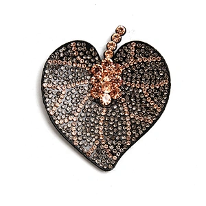Patches to decorate clothing accessories shoes and hats are patches applique patches sewn with rhinestone beads