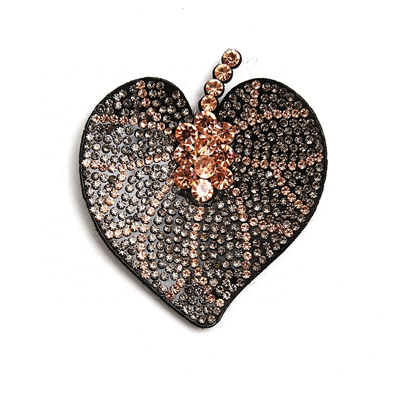 Patches to decorate clothing accessories shoes and hats are patches applique patches sewn with rhinestone beads
