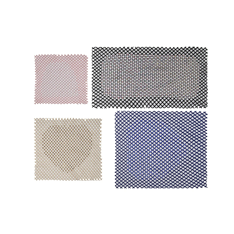 wholesale crystal  design rhinestone fabric mesh fashion  lace Letter Tiktok pattern with nude mesh flat back for clothing
