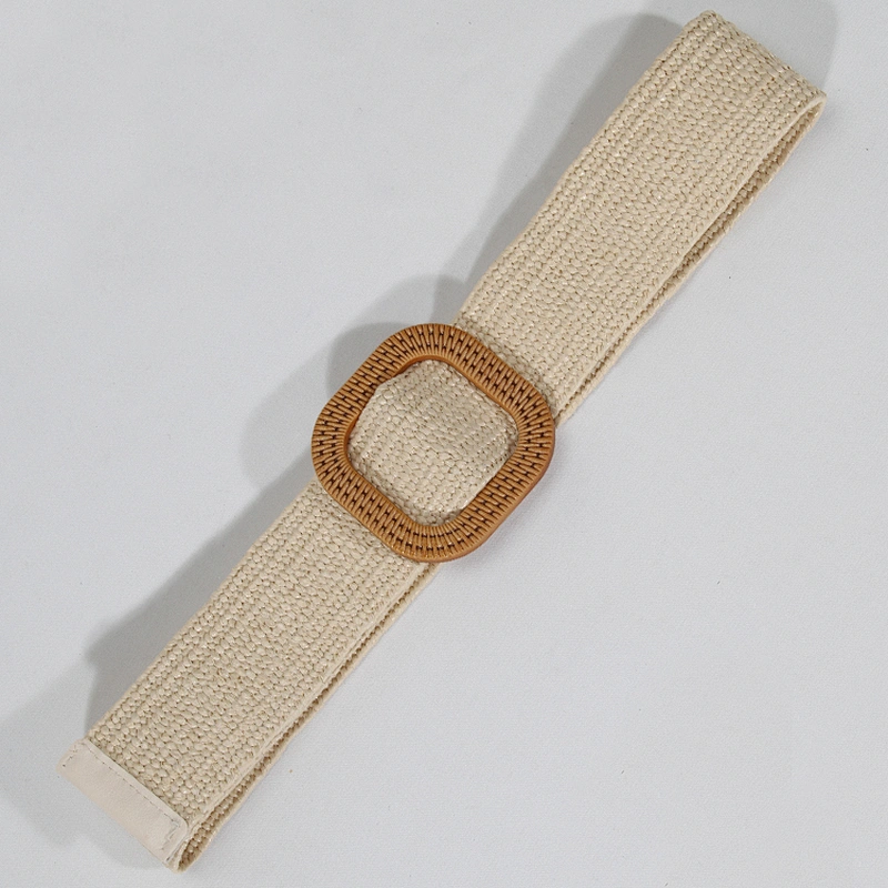 Leisure Style Elastic Woven Waist Belt for Clothes Accessory