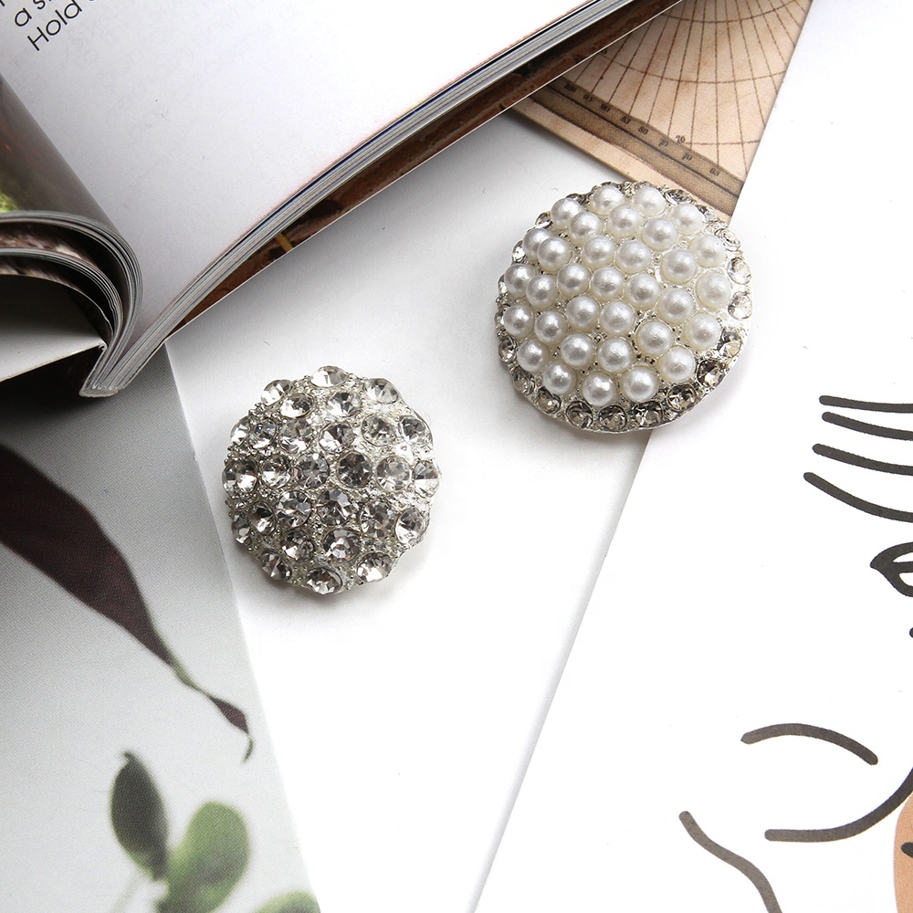 Coat buttons,New rhinestone buttons crystal pearl clothing diamond buttons,brooch