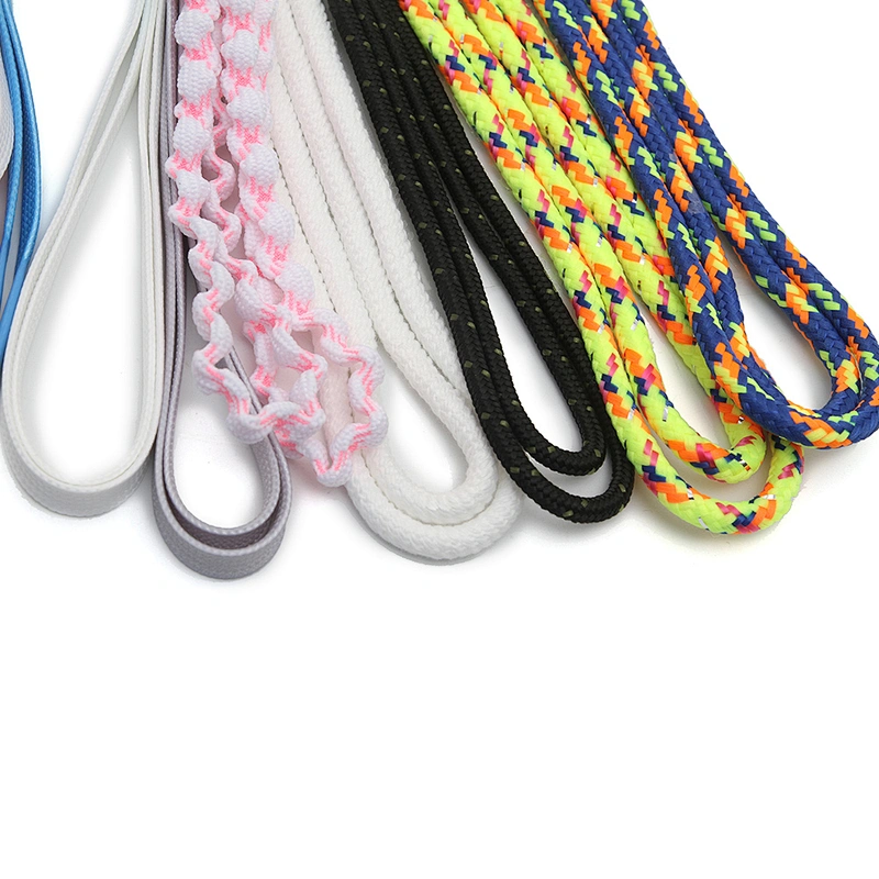 Wholesale  Cords Polyester Garment Drawstring rope Hoodie Rope flat rope Custom Garment Accessories Fashion Silicone End Tips