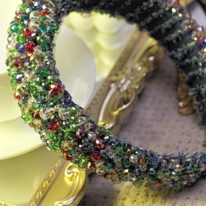 Wholesale headbands  european and American minimalist hair band ,baroque headbands rhinestone headbands