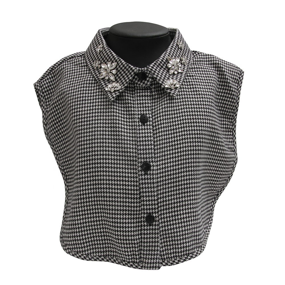 Fake collar Autumn summer winter shirt  false  collar versatile Korean shirt lace floral